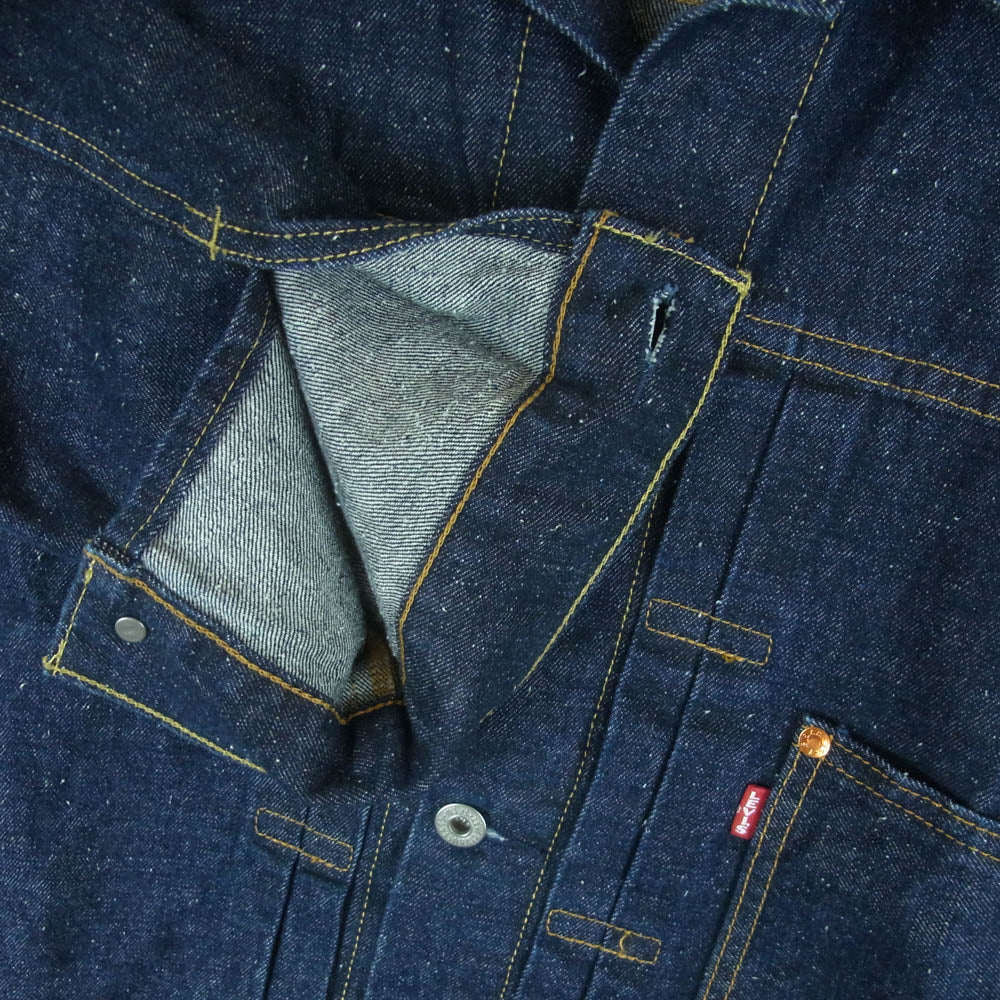 Levi's リーバイス A3174-0002 TYPE 1 TRUCKER JACKET トラッカー デニム ジャケット インディゴブルー系 S【中古】