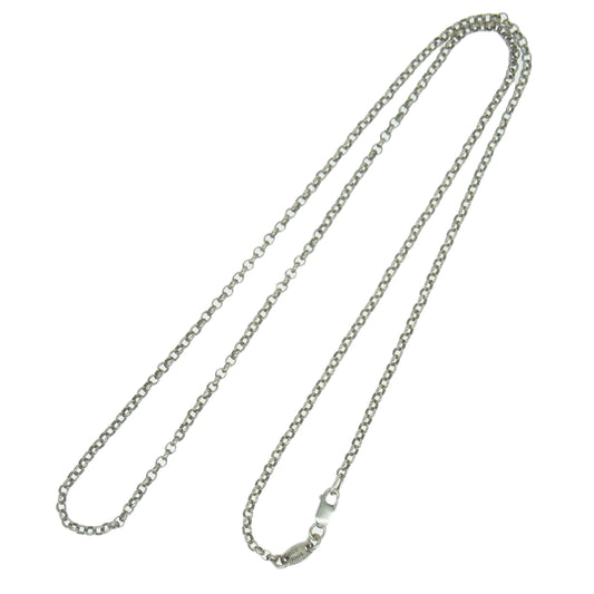 CHROME HEARTS クロムハーツ（原本無） NECKCHAIN R20 20inch 20インチ ロールチェーン ネックレス シルバー系【中古】