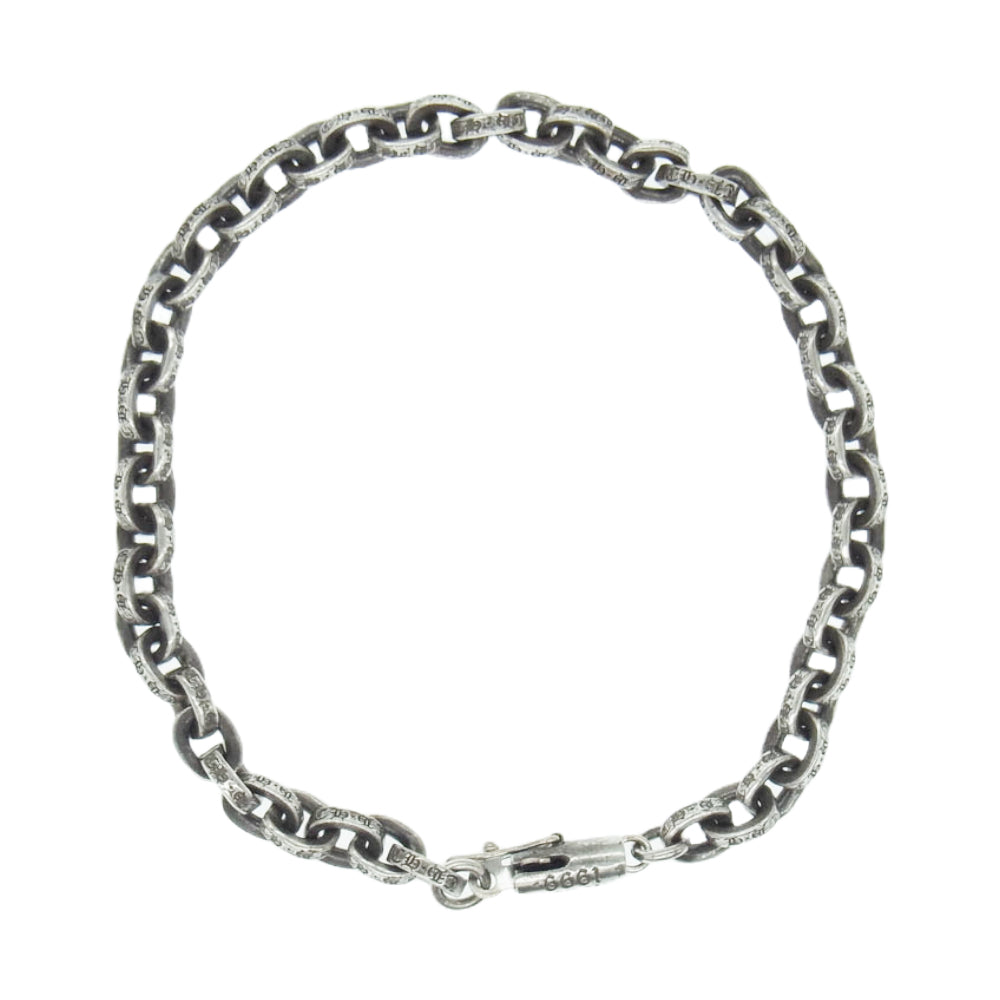 CHROME HEARTS クロムハーツ（原本無） PAPER CHAIN 7inch 7インチ ペーパーチェーン ブレスレット シルバー系【中古】