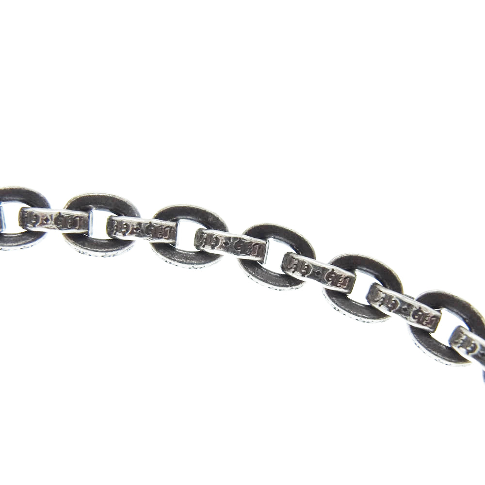 CHROME HEARTS クロムハーツ（原本無） PAPER CHAIN 7inch 7インチ ペーパーチェーン ブレスレット シルバー系【中古】