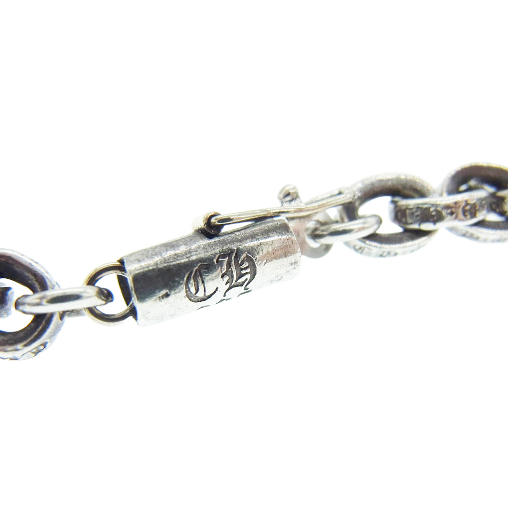 CHROME HEARTS クロムハーツ（原本無） PAPER CHAIN 7inch 7インチ ペーパーチェーン ブレスレット シルバー系【中古】