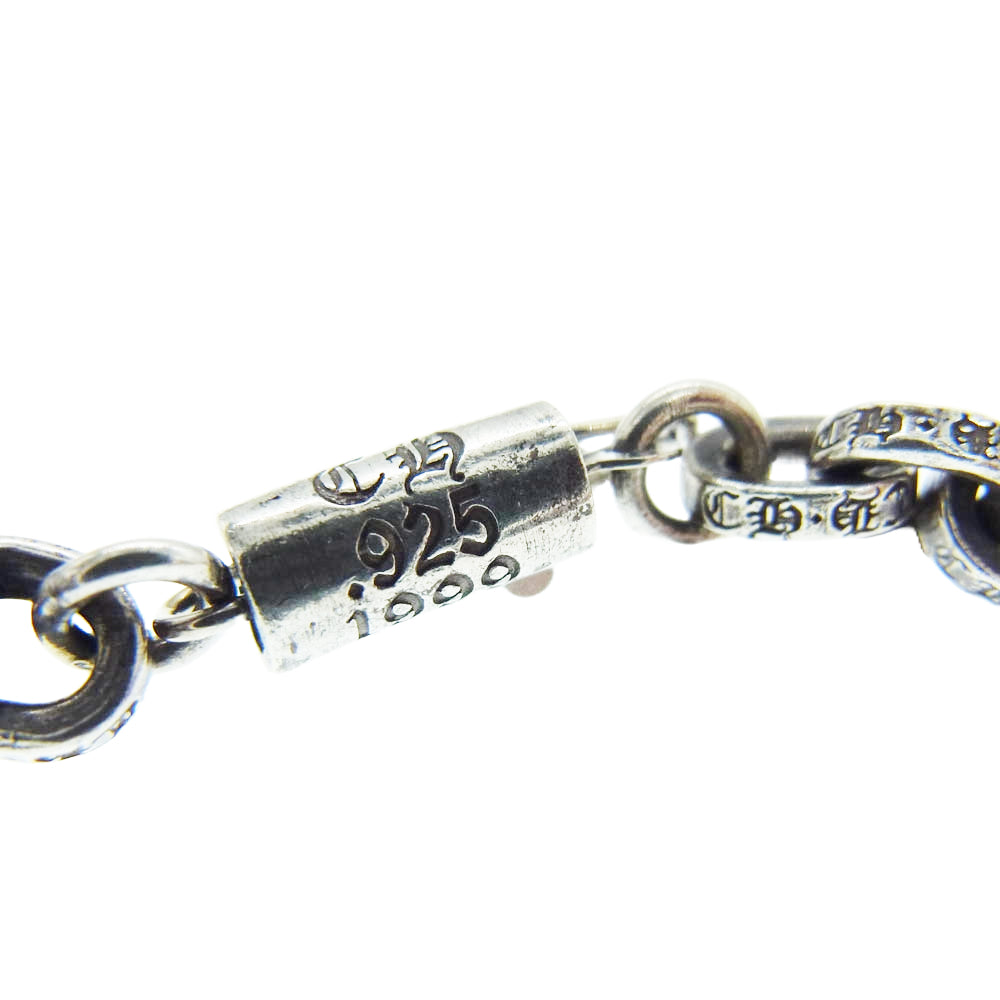 CHROME HEARTS クロムハーツ（原本無） PAPER CHAIN 7inch 7インチ ペーパーチェーン ブレスレット シルバー系【中古】