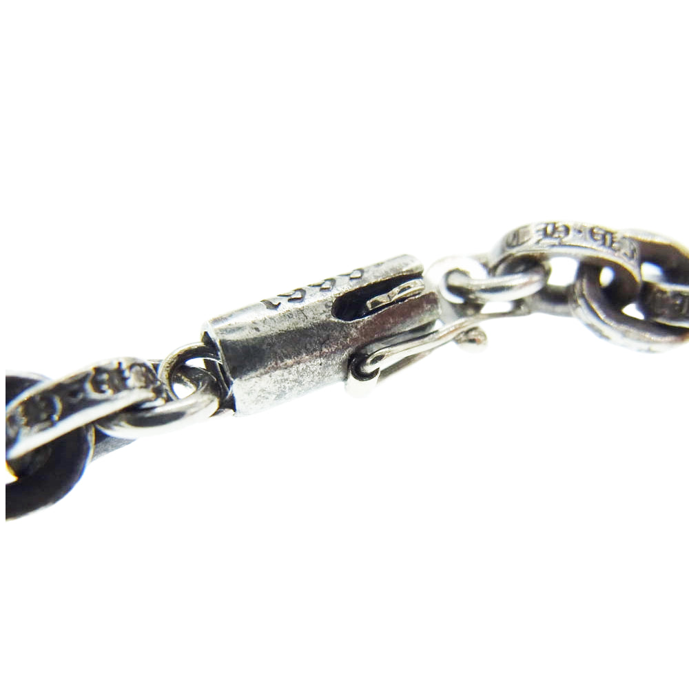 CHROME HEARTS クロムハーツ（原本無） PAPER CHAIN 7inch 7インチ ペーパーチェーン ブレスレット シルバー系【中古】