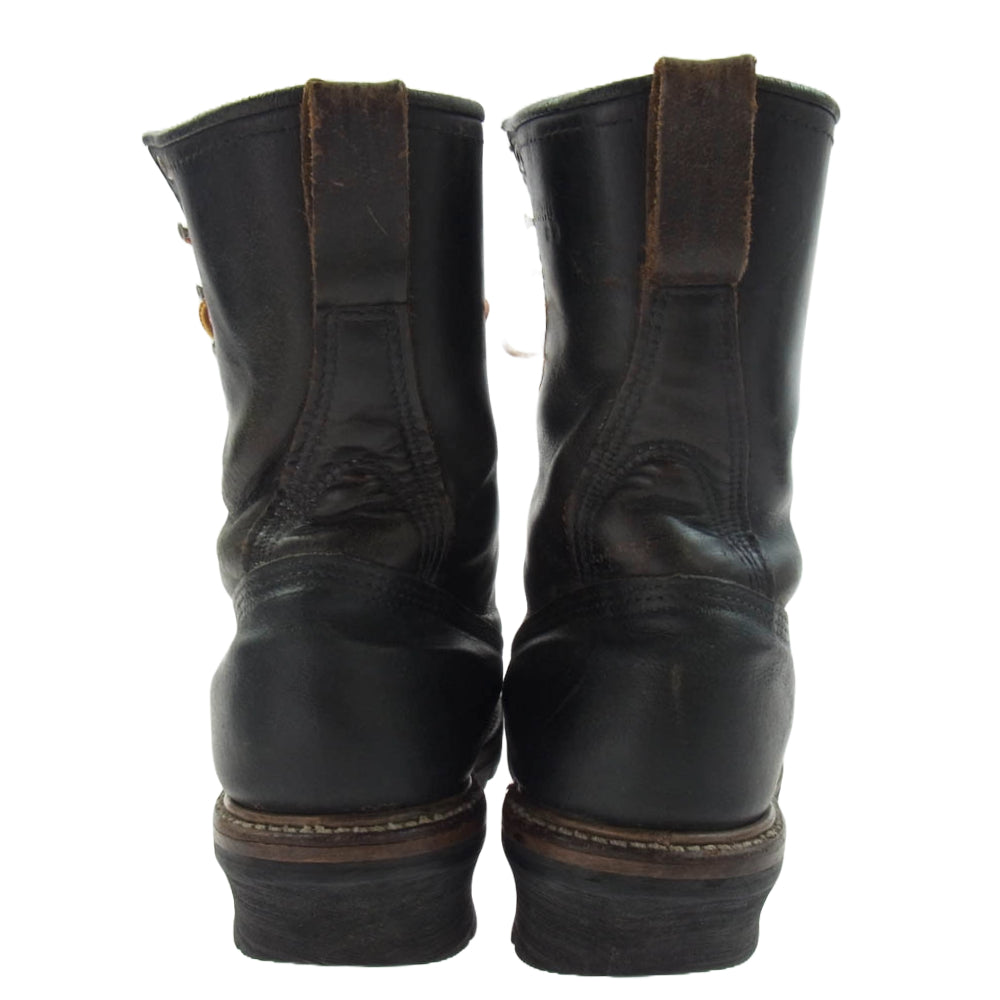 RED WING レッドウィング Z41 PT91 USA製 ロガーブーツ ブラック系 8.5【中古】