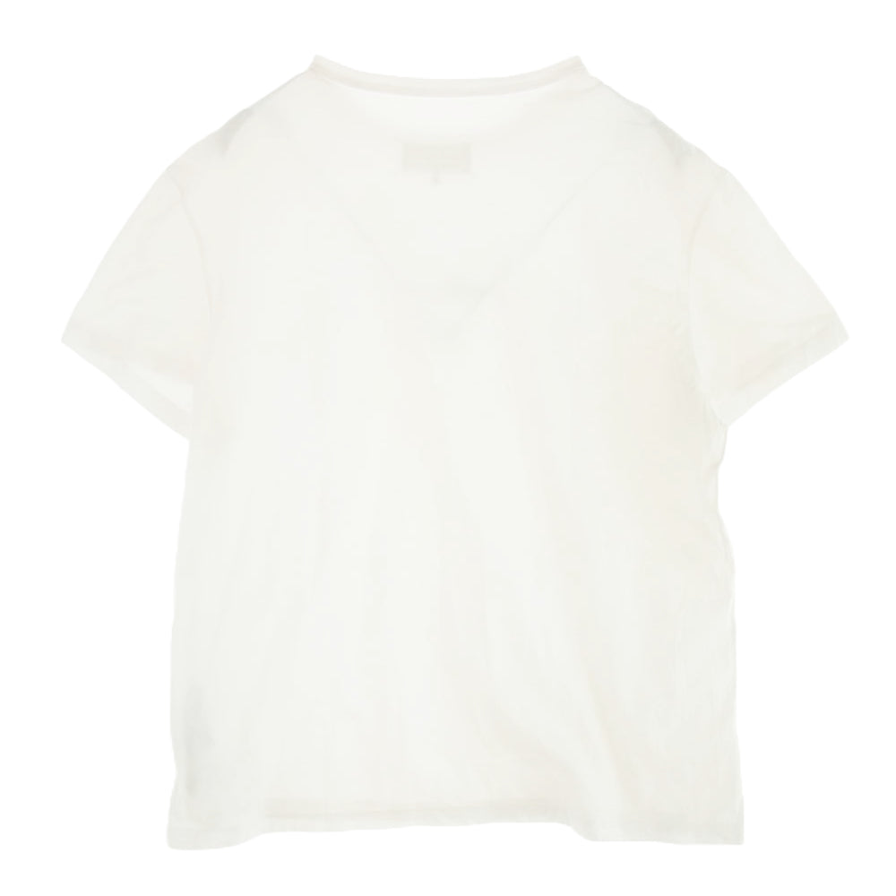 MAISON MARGIELA メゾンマルジェラ 22SS S30GC0701 10ライン 反転ロゴ リバースロゴ 四つタグ 半袖 Tシャツ ホワイト系 50【中古】