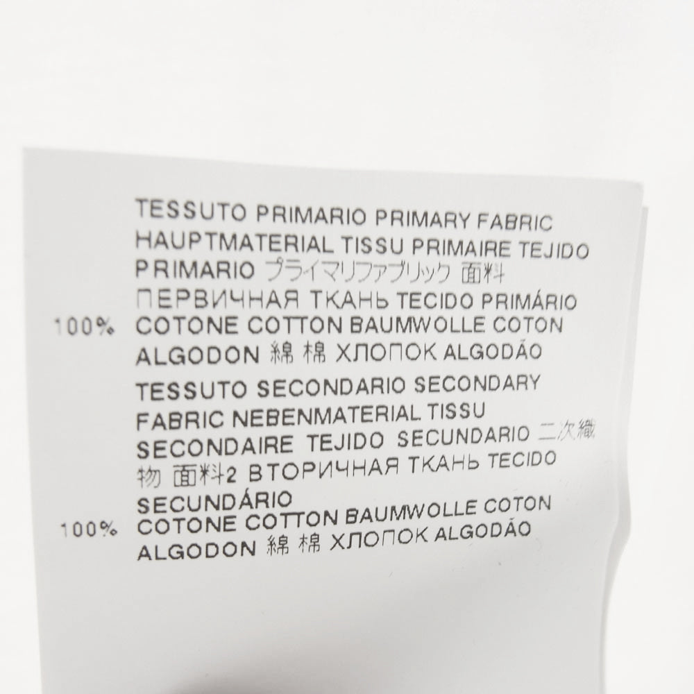 MAISON MARGIELA メゾンマルジェラ 22SS S30GC0701 10ライン 反転ロゴ リバースロゴ 四つタグ 半袖 Tシャツ ホワイト系 50【中古】