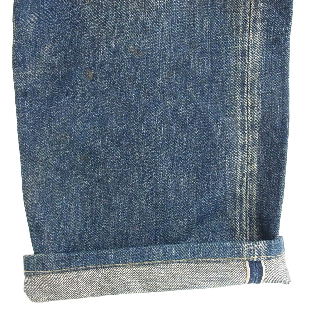 Levi's リーバイス 復刻 501XX ギャラ入り 紙パッチ BIGE 均等V フロントVステッチ オフセットセンターループ インディゴブルー系 W31【中古】