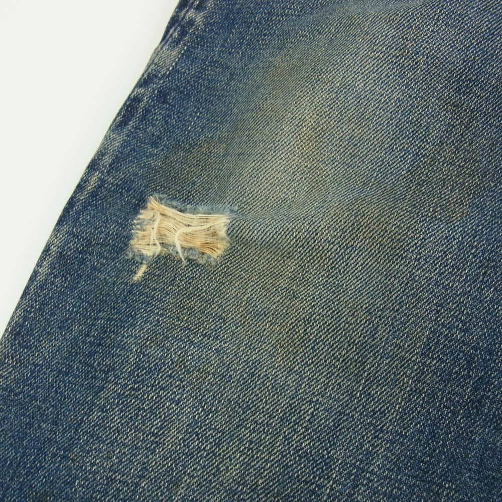 Levi's リーバイス 復刻 501XX ギャラ入り 紙パッチ BIGE 均等V フロントVステッチ オフセットセンターループ インディゴブルー系 W31【中古】