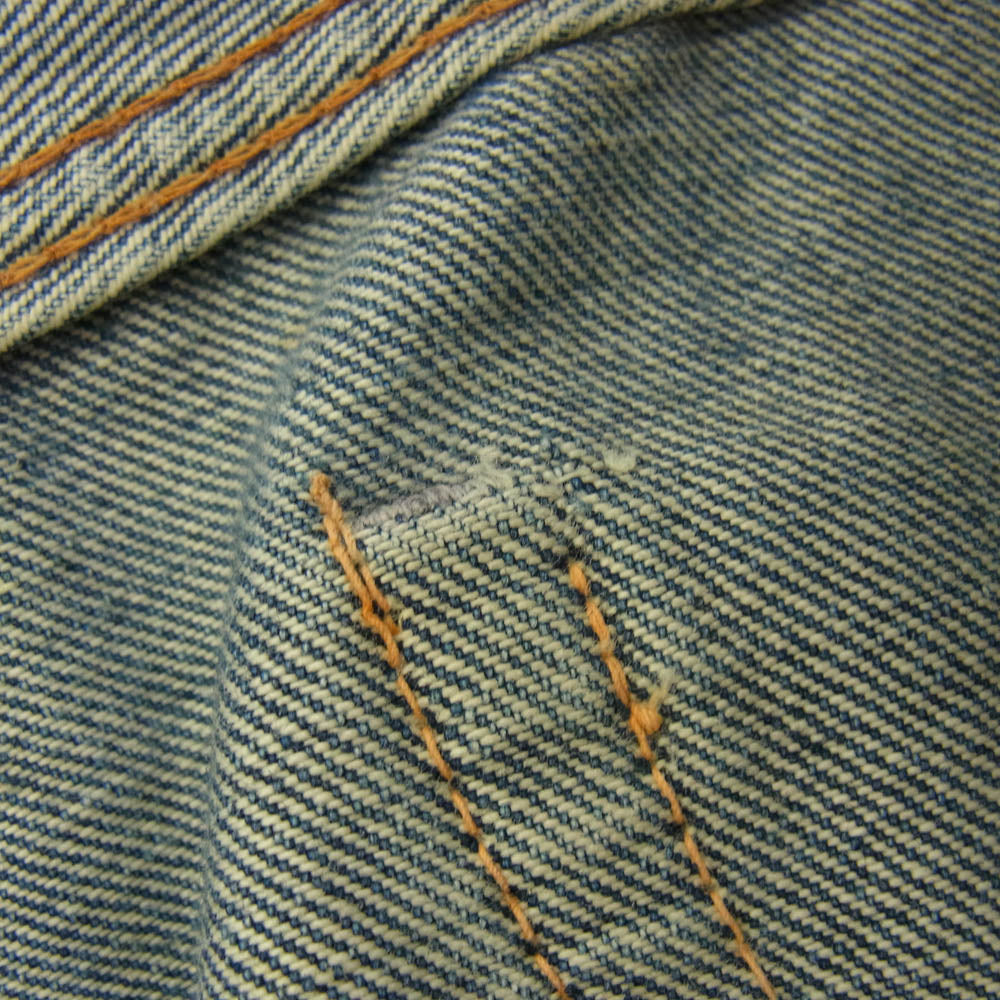 Levi's リーバイス オリジナル 60s 501 BIGE 初期 Vステッチ ウエストシングル 均等V 刻印W 足長R デニム パンツ インディゴブルー系【中古】