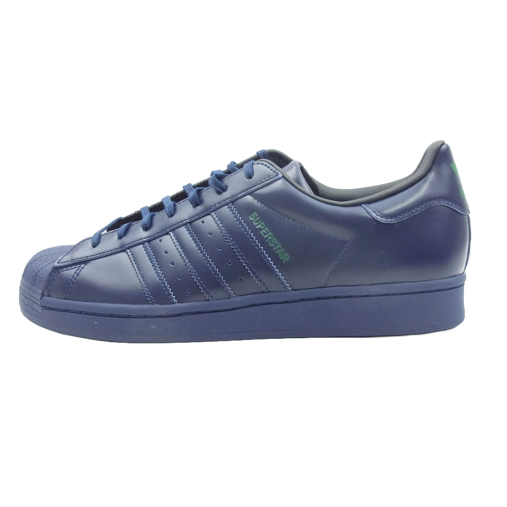 adidas アディダス IG8665 SUPERSTAR スーパースター レザー スニーカー ネイビー系 27.5cm【極上美品】【中古】