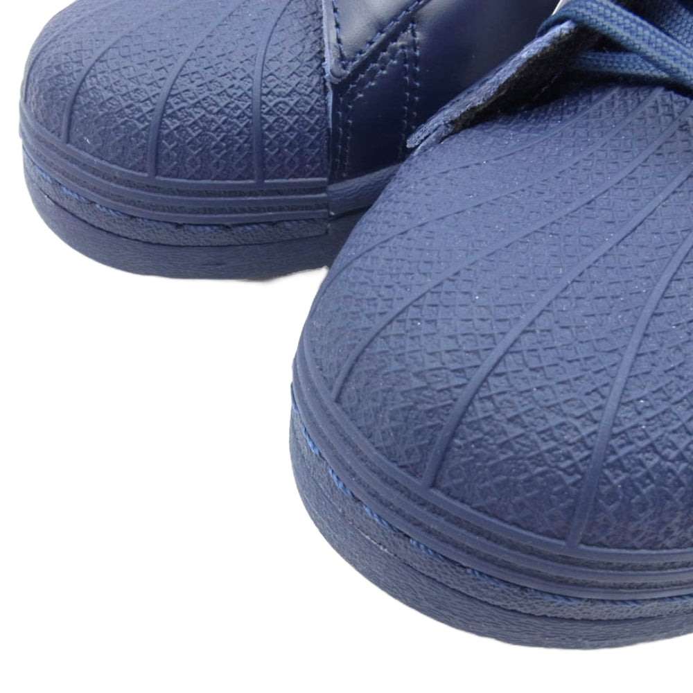 adidas アディダス IG8665 SUPERSTAR スーパースター レザー スニーカー ネイビー系 27.5cm【極上美品】【中古】