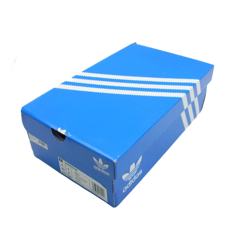 adidas アディダス IG8665 SUPERSTAR スーパースター レザー スニーカー ネイビー系 27.5cm【極上美品】【中古】