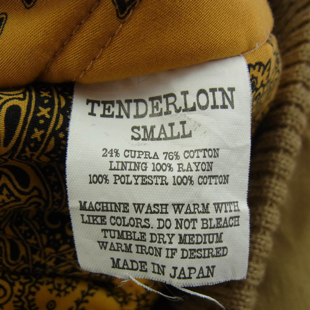 TENDERLOIN テンダーロイン T-J.K JKT ダービー ジャケット ライトブラウン系 S【中古】