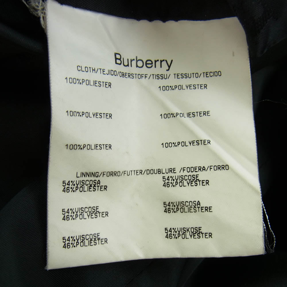 BURBERRY LONDON バーバリー ロンドン 223TD90 赤タグ チェック トレンチ コート ネイビー系 40【中古】