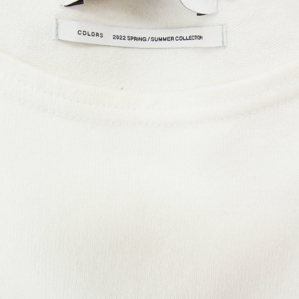 GRAPHPAPER グラフペーパー 22SS GU221-70218 Panel Border L/S Tee  パネル ボーダー ロングスリーブ Tシャツ バスクシャツ カットソー ブルー系 1【中古】
