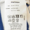GRAPHPAPER グラフペーパー 22SS GU221-70218 Panel Border L/S Tee  パネル ボーダー ロングスリーブ Tシャツ バスクシャツ カットソー ブルー系 1【中古】
