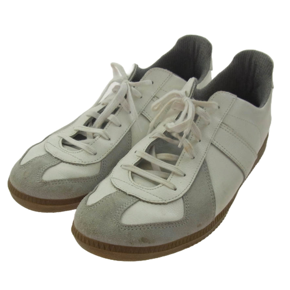 ジャーマントレーナー BW SPORT ミリタリー スニーカー ホワイト系 28cm【中古】