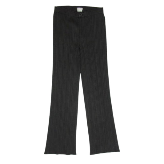 PLEATS PLEASE プリーツプリーズ イッセイミヤケ PP41-423 プリーツ加工 ロング パンツ チャコール系 2【中古】