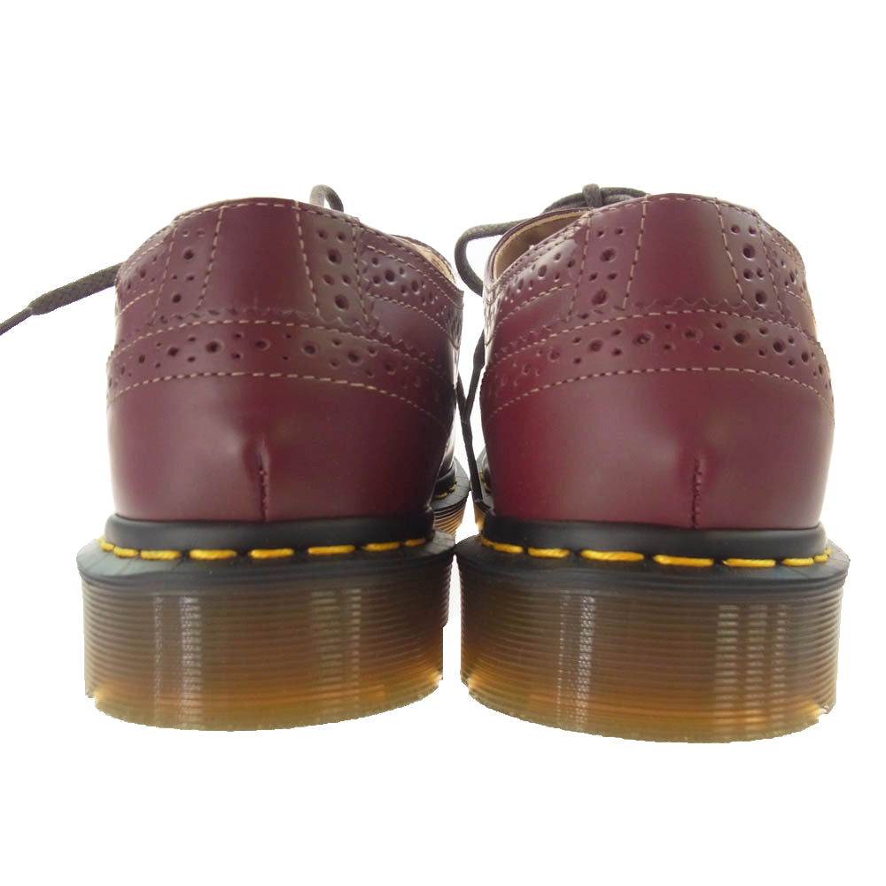 COMME des GARCONS HOMME DEUX コムデギャルソンオムドゥ DZ-K102-001 イングランド製 Dr.Martens ドクターマーチン コラボ ブーツ 13923600 SMOOTH TG CHERRY RED 赤みがかった茶色 UK9【新古品】【未使用】【中古】