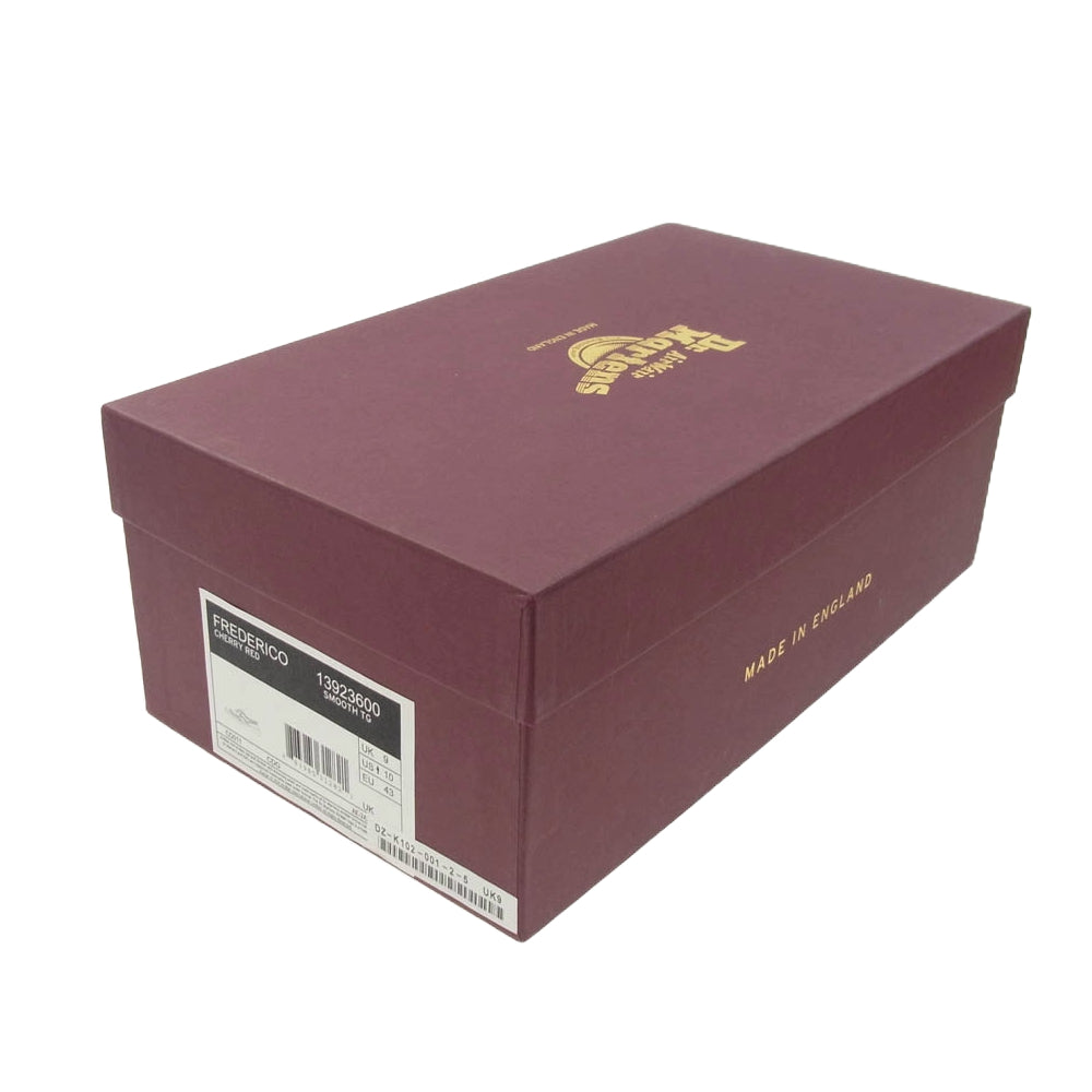 COMME des GARCONS HOMME DEUX コムデギャルソンオムドゥ DZ-K102-001 イングランド製 Dr.Martens ドクターマーチン コラボ ブーツ 13923600 SMOOTH TG CHERRY RED 赤みがかった茶色 UK9【新古品】【未使用】【中古】