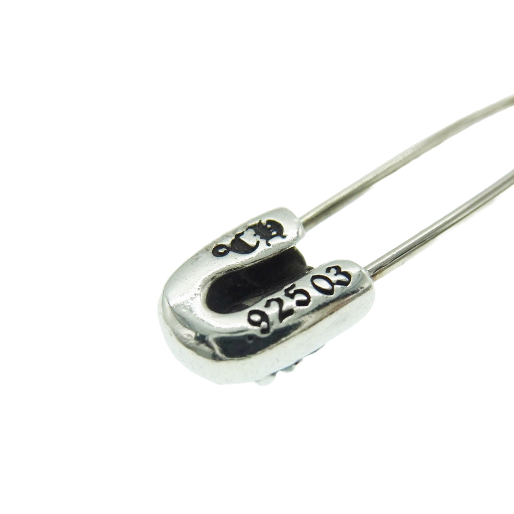 CHROME HEARTS クロムハーツ（原本無） SAFETY PIN SM 1DIA スモールセーフティピン １ダイヤ シルバー系【中古】