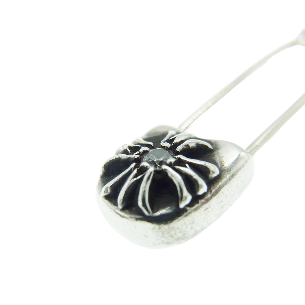 CHROME HEARTS クロムハーツ（原本無） SAFETY PIN SM 1DIA スモールセーフティピン １ダイヤ シルバー系【中古】