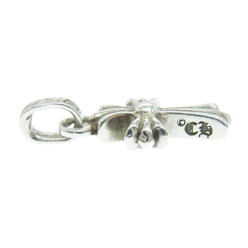 CHROME HEARTS クロムハーツ（原本無） CRS BBYFAT P DMND ベイビーファット パヴェ ダイヤ クロス チャーム ペンダントトップ シルバー系【中古】