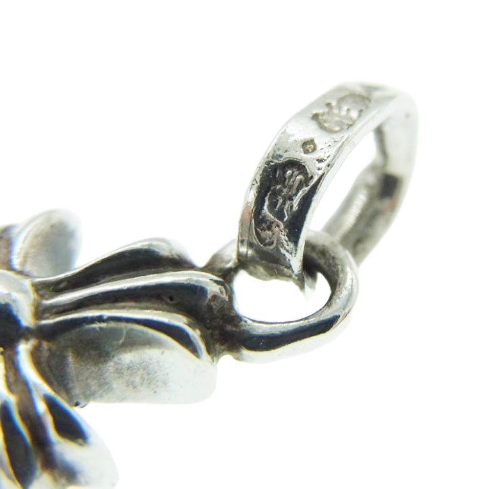 CHROME HEARTS クロムハーツ（原本無） CRS BBYFAT P DMND ベイビーファット パヴェ ダイヤ クロス チャーム ペンダントトップ シルバー系【中古】
