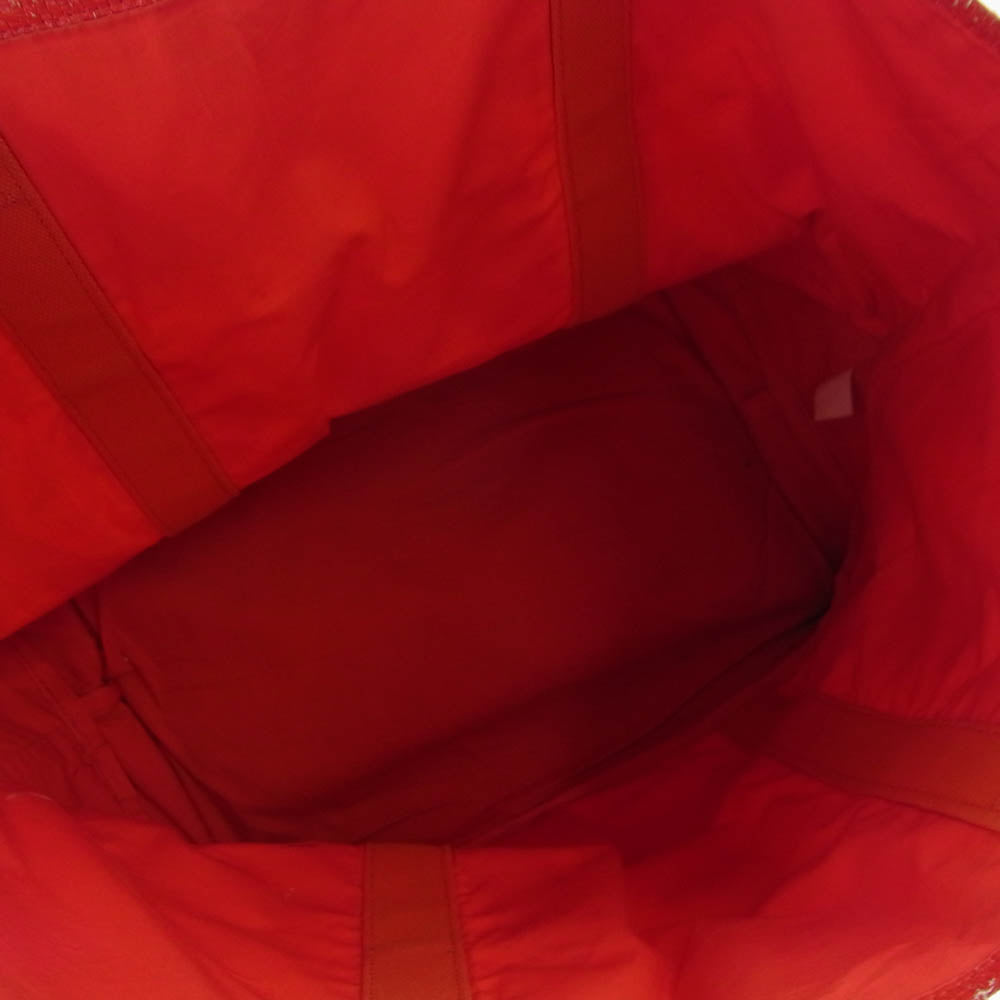 Supreme シュプリーム 20SS RAFFIA TOTE BAG ラフィア トート バッグ レッド系【中古】
