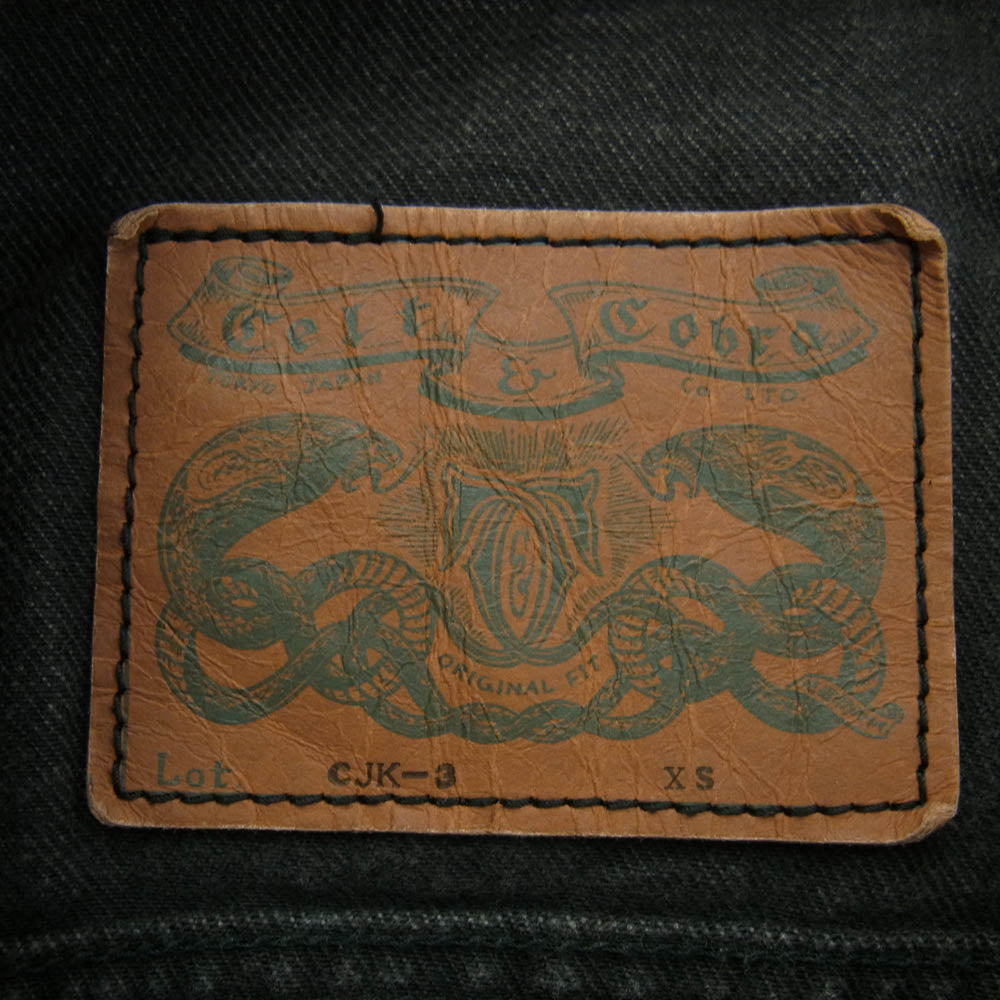 Celt&Cobra ケルト&コブラ CJK-3 ブラック デニム ジャケット ブラック系 XS【中古】