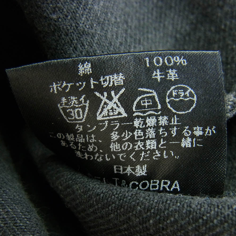 Celt&Cobra ケルト&コブラ CJK-3 ブラック デニム ジャケット ブラック系 XS【中古】
