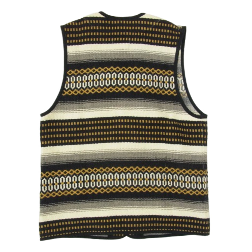 COOTIE クーティー SAGUARO ベスト サグアロ ネイティブ柄 メキシカン ベスト ブラック系 サイズ表記無【中古】