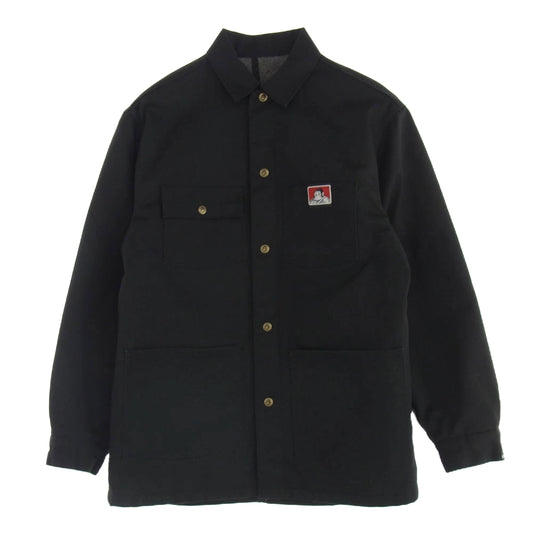 BEN DAVIS ベンデイビス UNION MADE 裏地ブランケット ジャケット カーバーオール ブラック系【中古】