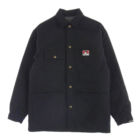 BEN DAVIS ベンデイビス UNION MADE 裏地ブランケット ジャケット カーバーオール ブラック系【中古】