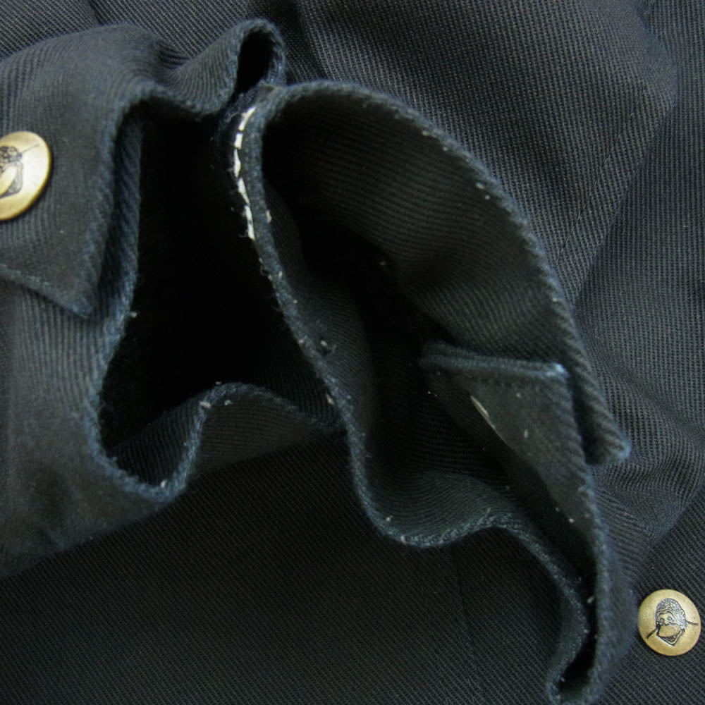 BEN DAVIS ベンデイビス UNION MADE 裏地ブランケット ジャケット カーバーオール ブラック系【中古】