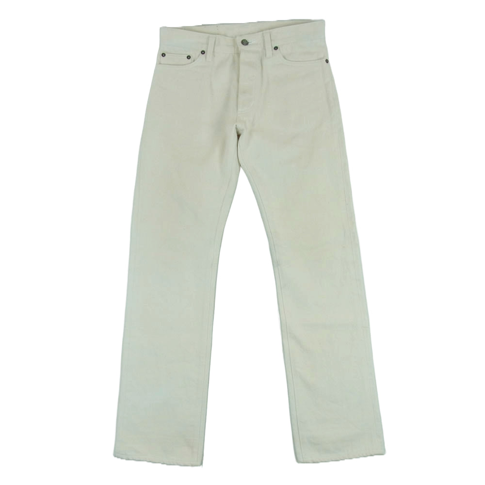 Celt&Cobra ケルト&コブラ J3 ストレート ネップ ホワイト デニム パンツ 日本製 オフホワイト系 W29 L32【中古】