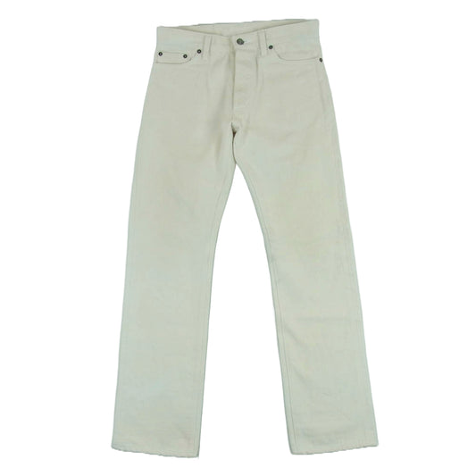 Celt&Cobra ケルト&コブラ J3 ストレート ネップ ホワイト デニム パンツ 日本製 オフホワイト系 W29 L32【中古】