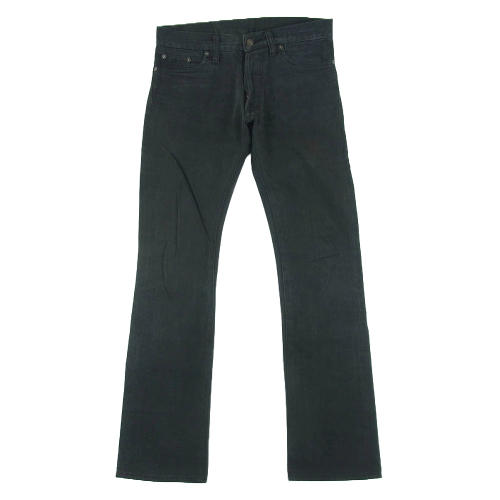 Celt&Cobra ケルト&コブラ J2 ブラック フレア デニム パンツ 日本製 ダークグレー系 W28 L32【中古】