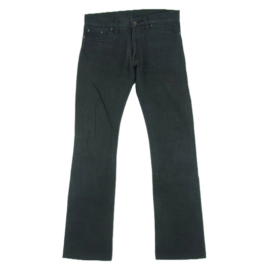 Celt&Cobra ケルト&コブラ J2 ブラック フレア デニム パンツ 日本製 ダークグレー系 W28 L32【中古】