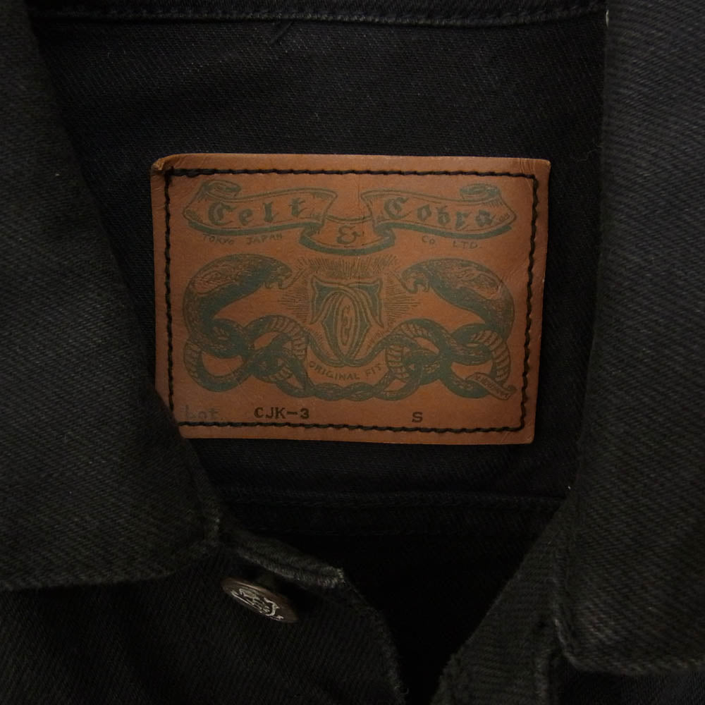 Celt&Cobra ケルト&コブラ CJK-3 ブラック デニム ジャケット ブラック