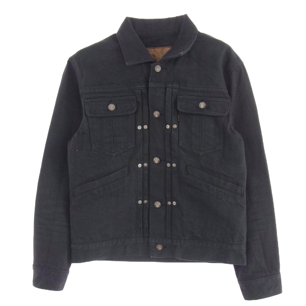 Celt&Cobra ケルト&コブラ CJK-3 ブラック デニム ジャケット ブラック系 XS【中古】