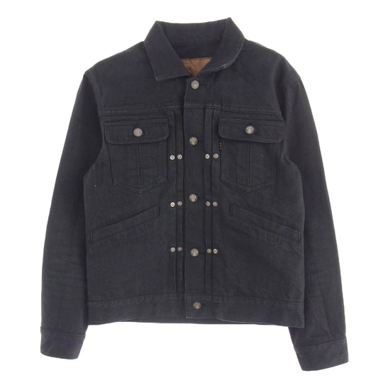 Celt&Cobra ケルト&コブラ CJK-3 ブラック デニム ジャケット ブラック系 XS【中古】