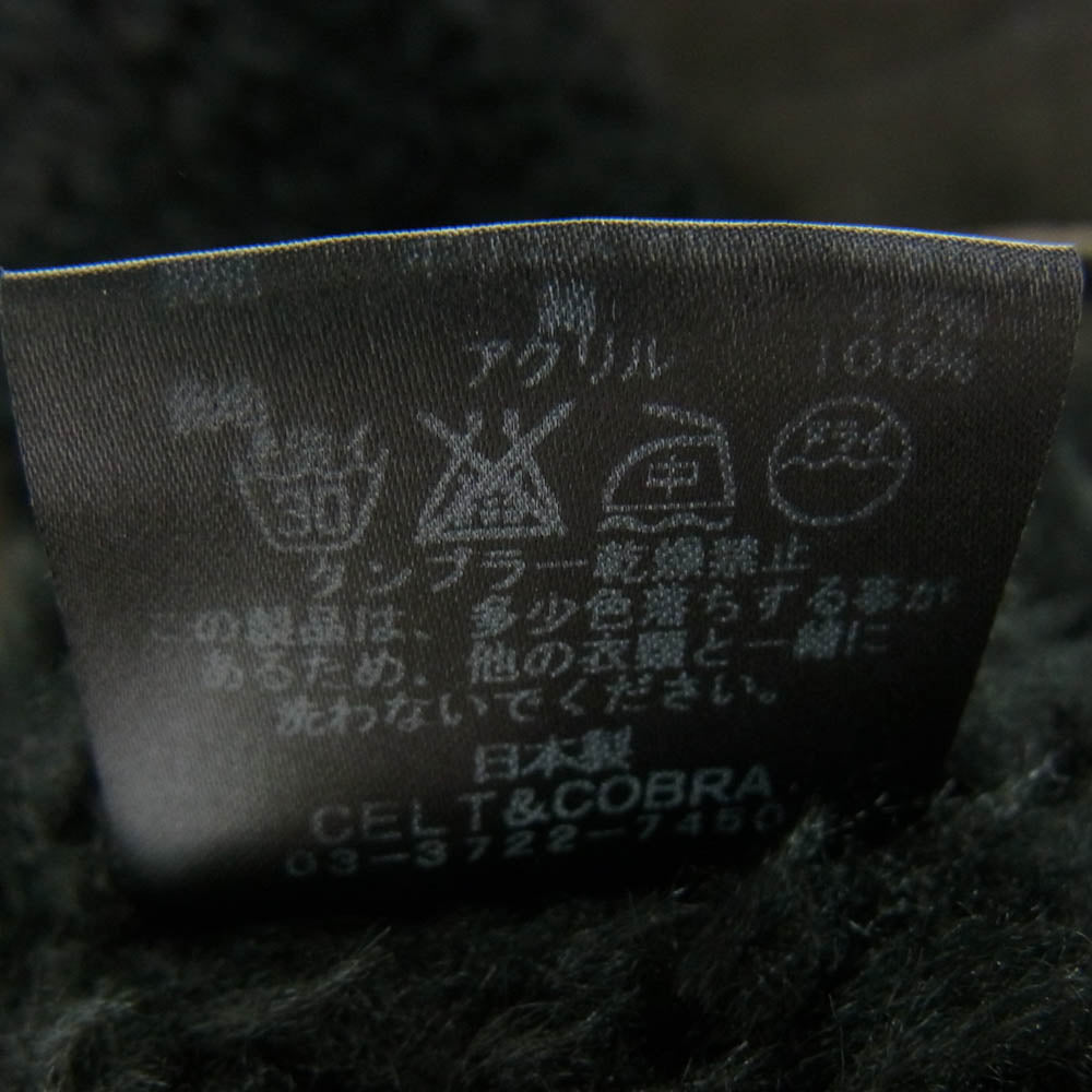 Celt&Cobra ケルト&コブラ CJK-7 コーディロイ ボア ジャケット チャコール系 S【中古】