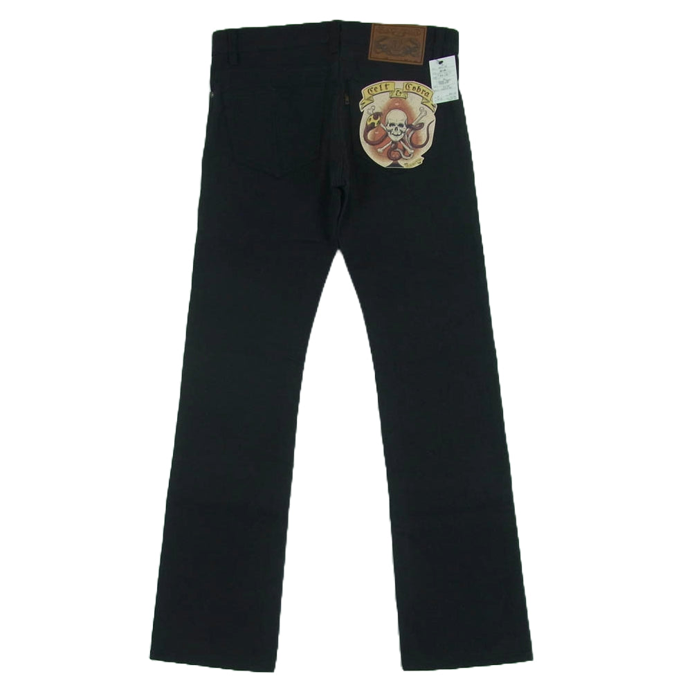 Celt&Cobra ケルト&コブラ J8 BOOTS CUT ブーツカット ブラック デニム パンツ ブラック系 W29 L32【極上美品】【中古】