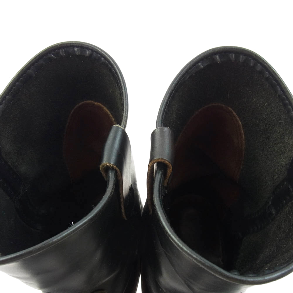 RED WING レッドウィング 8169 刺繍羽 PECOS BOOTS ペコス ブーツ ブラック系 8E【中古】