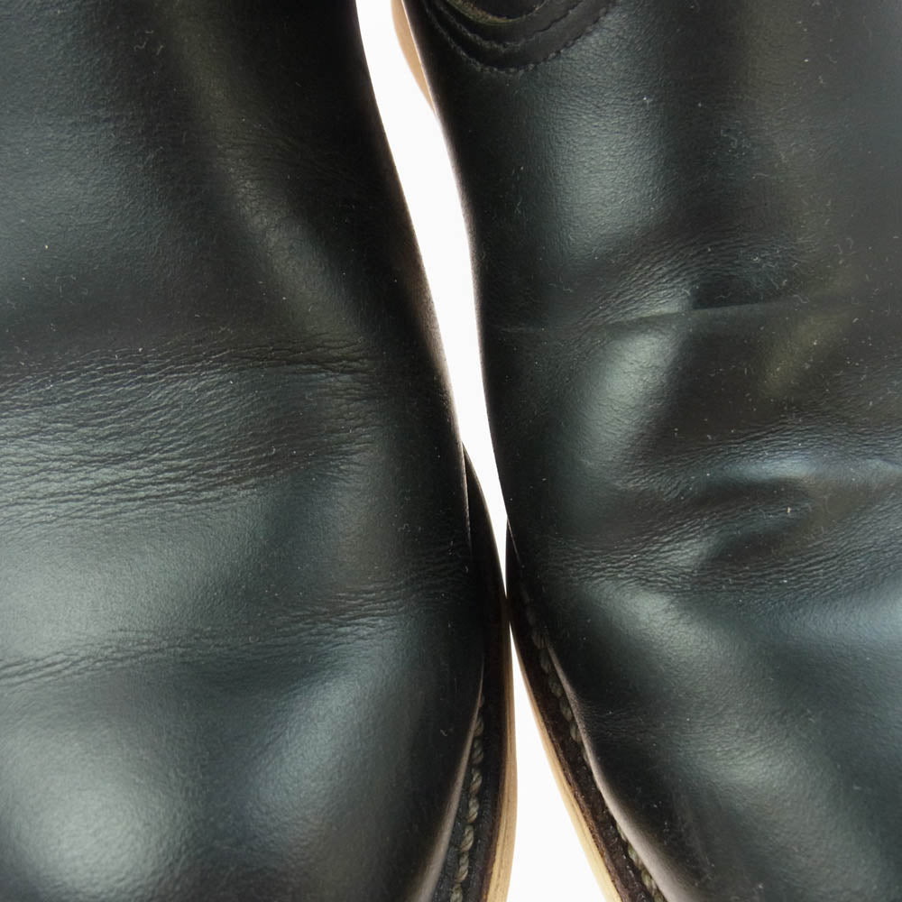 RED WING レッドウィング 8169 刺繍羽 PECOS BOOTS ペコス ブーツ ブラック系 8E【中古】