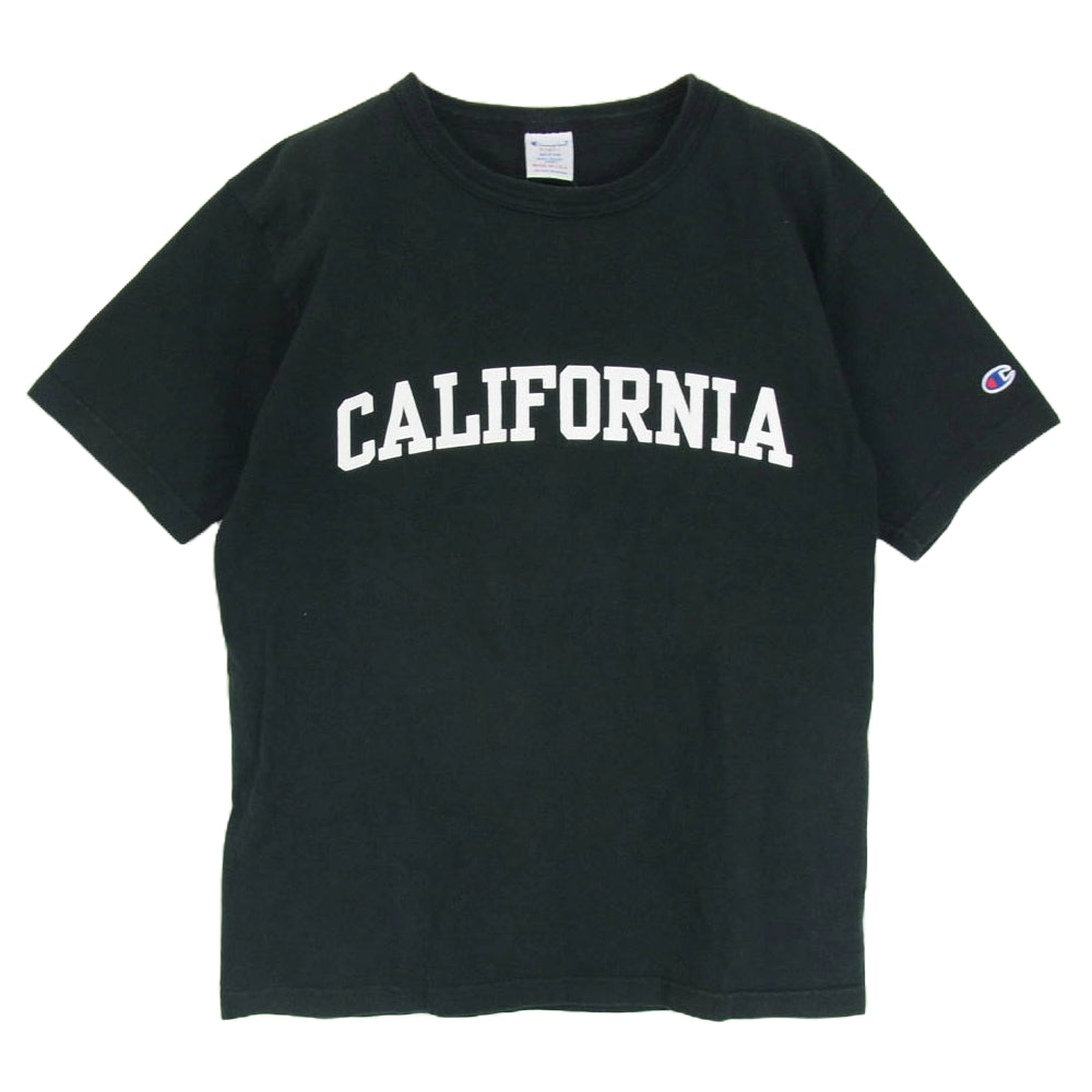 Ron Herman ロンハーマン T1011 RHC別注 champion チャンピオン CALIFORNIA フロント プリント ヘビー ウェイト Tシャツ ブラック系 M【中古】
