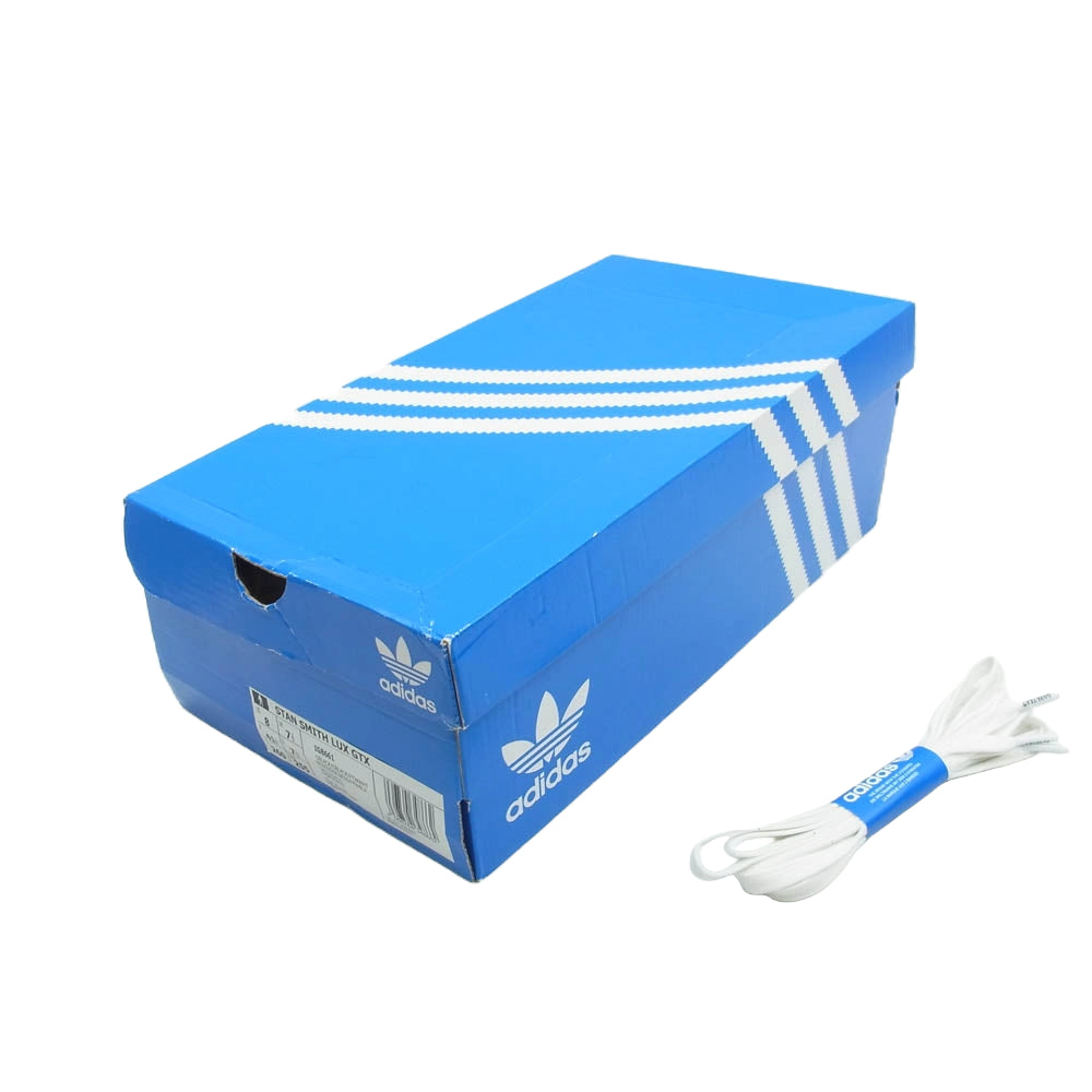 adidas アディダス IG8661 STAN SMITH LUX GTX GORE-TEX Core Black Footwear White スタン スミス ゴアテックス ブラック系 26cm【中古】