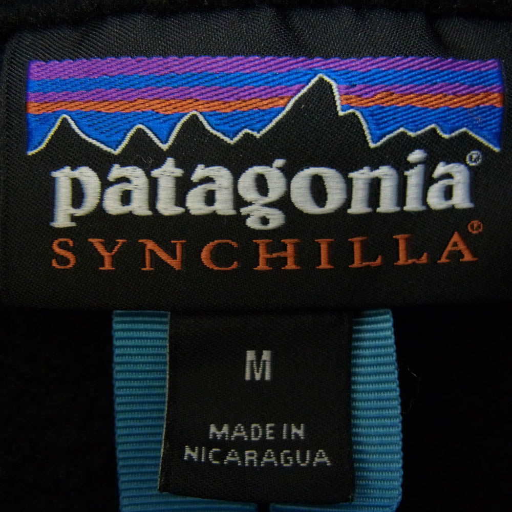 patagonia パタゴニア 22AW 22991 SYNCHILLA JACKET シンチラ ジャケット フリース ブラック系 M【中古】