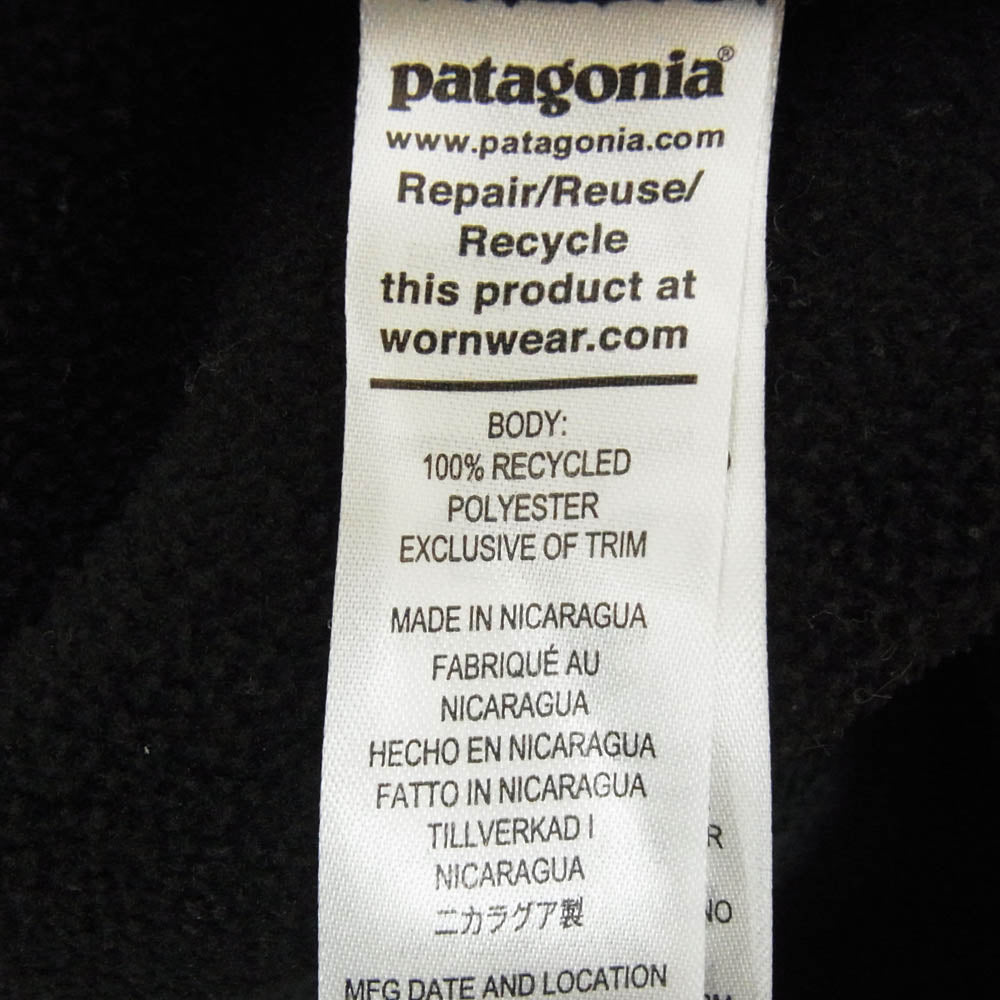 patagonia パタゴニア 22AW 22991 SYNCHILLA JACKET シンチラ ジャケット フリース ブラック系 M【中古】
